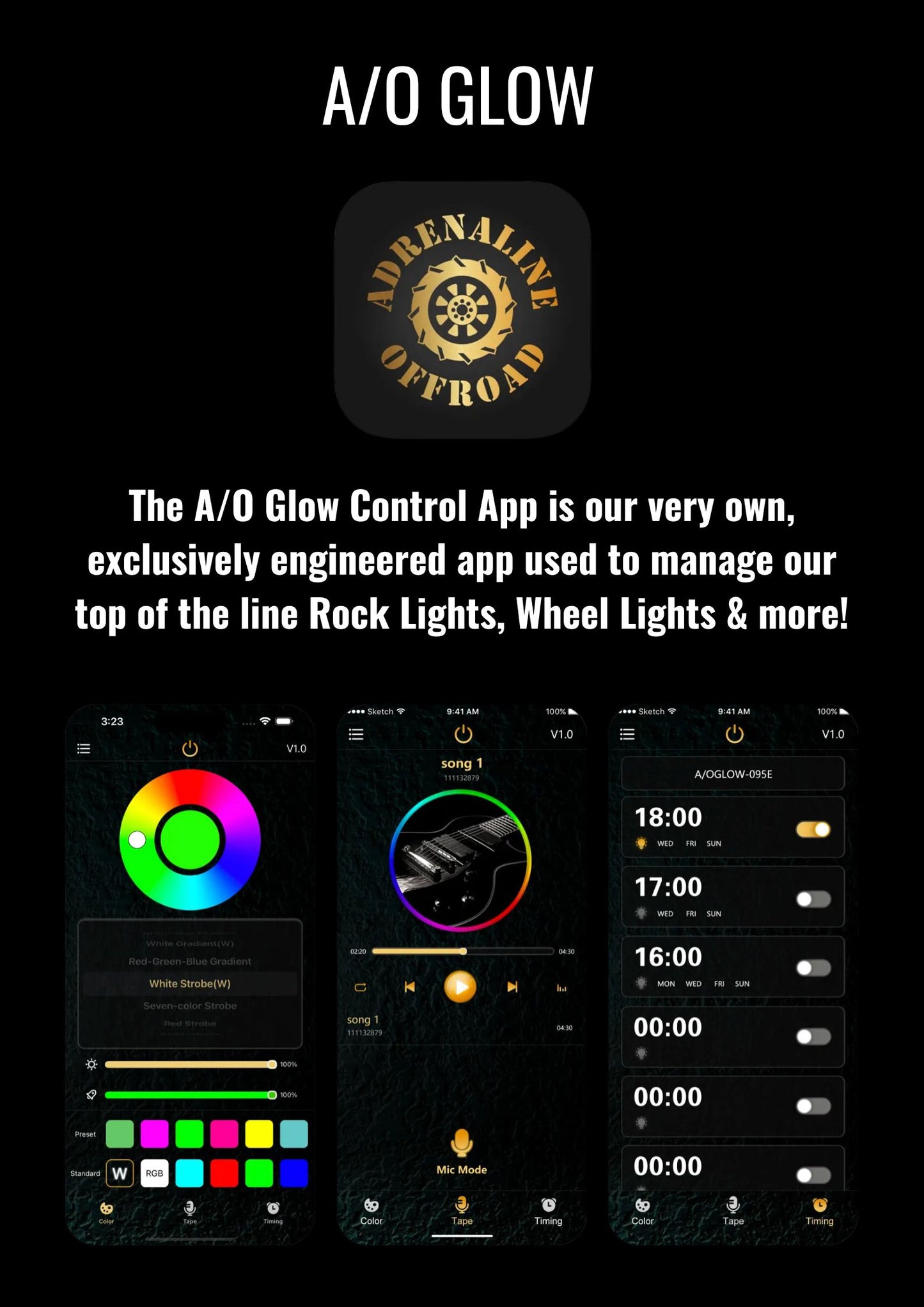 "A/O GLOW" Upgraded Control Module