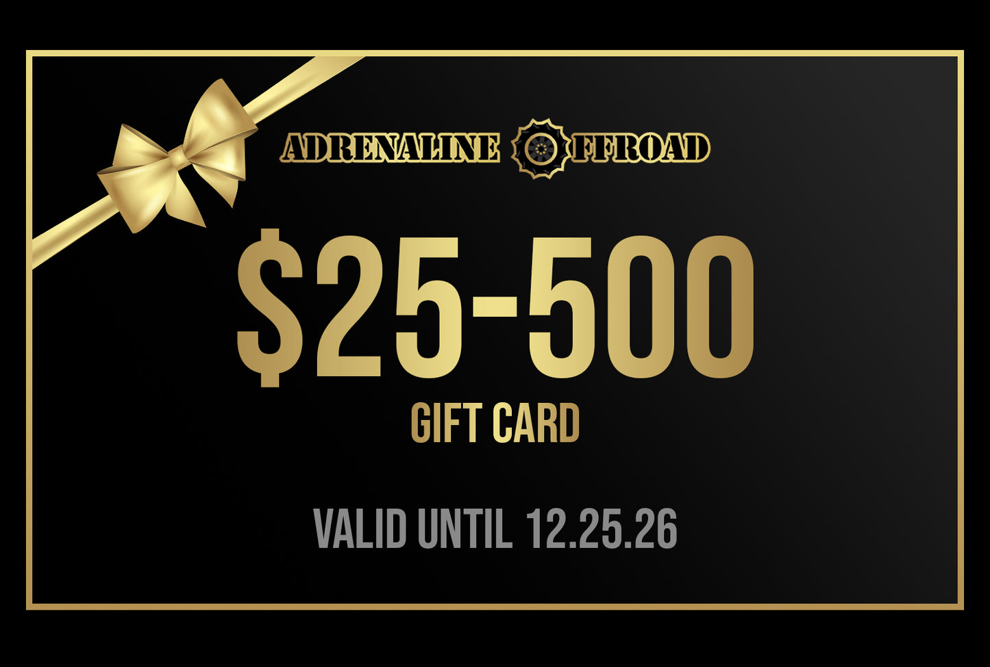 Adrenaline Offroad Gift Card
