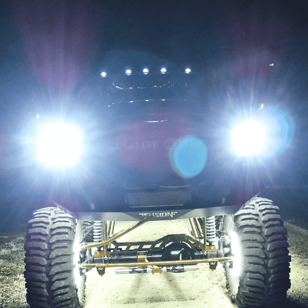 RGB+W LED Headlights (Pair)
