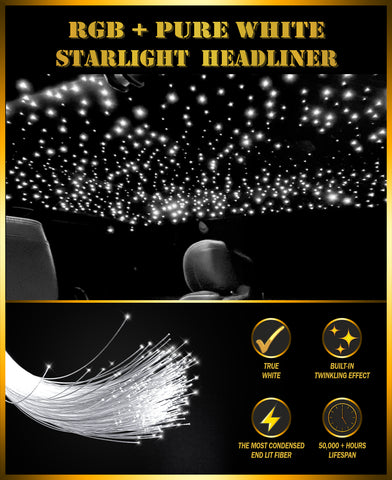RGBW+T Starlight Headliner - Adrenaline Offroad Outfitters