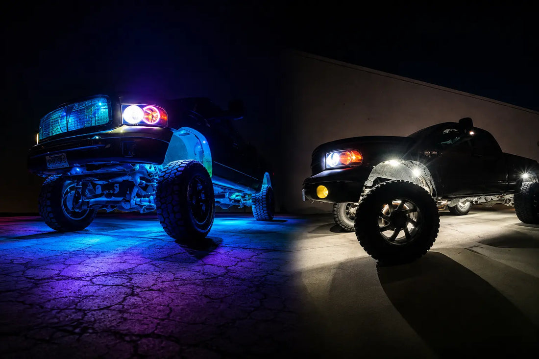 RGB vs RGBW Wheel Lights: What's the Difference?