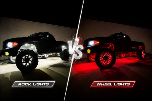 Wheel Lights vs Rock Lights: Which Should You Install First?