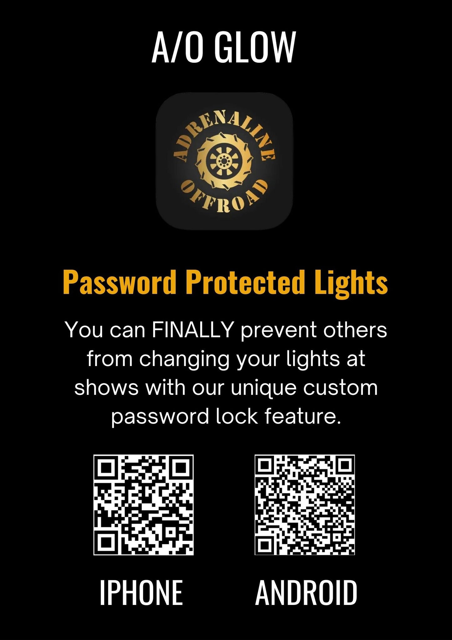 "A/O GLOW" Upgraded Control Module