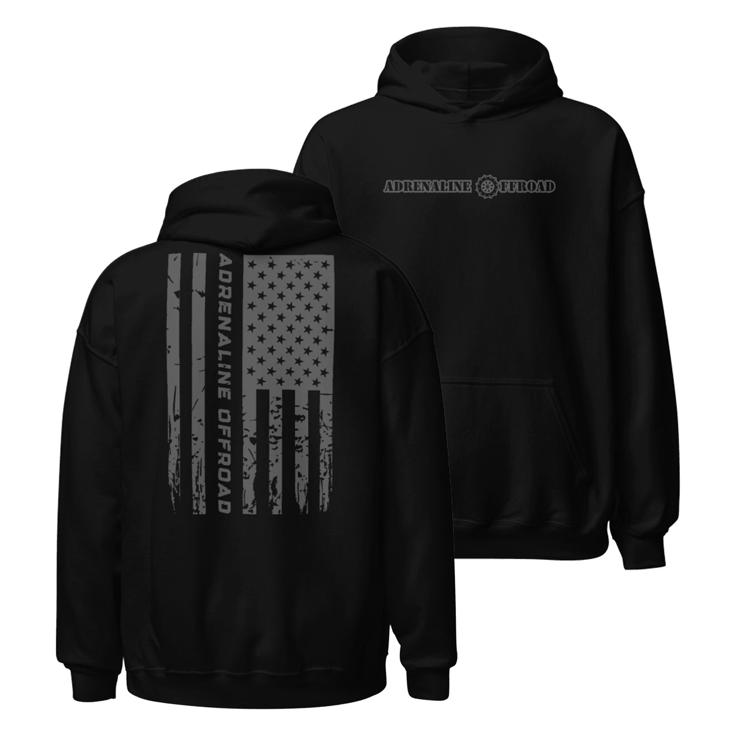 Distressed Flag Hoodie
