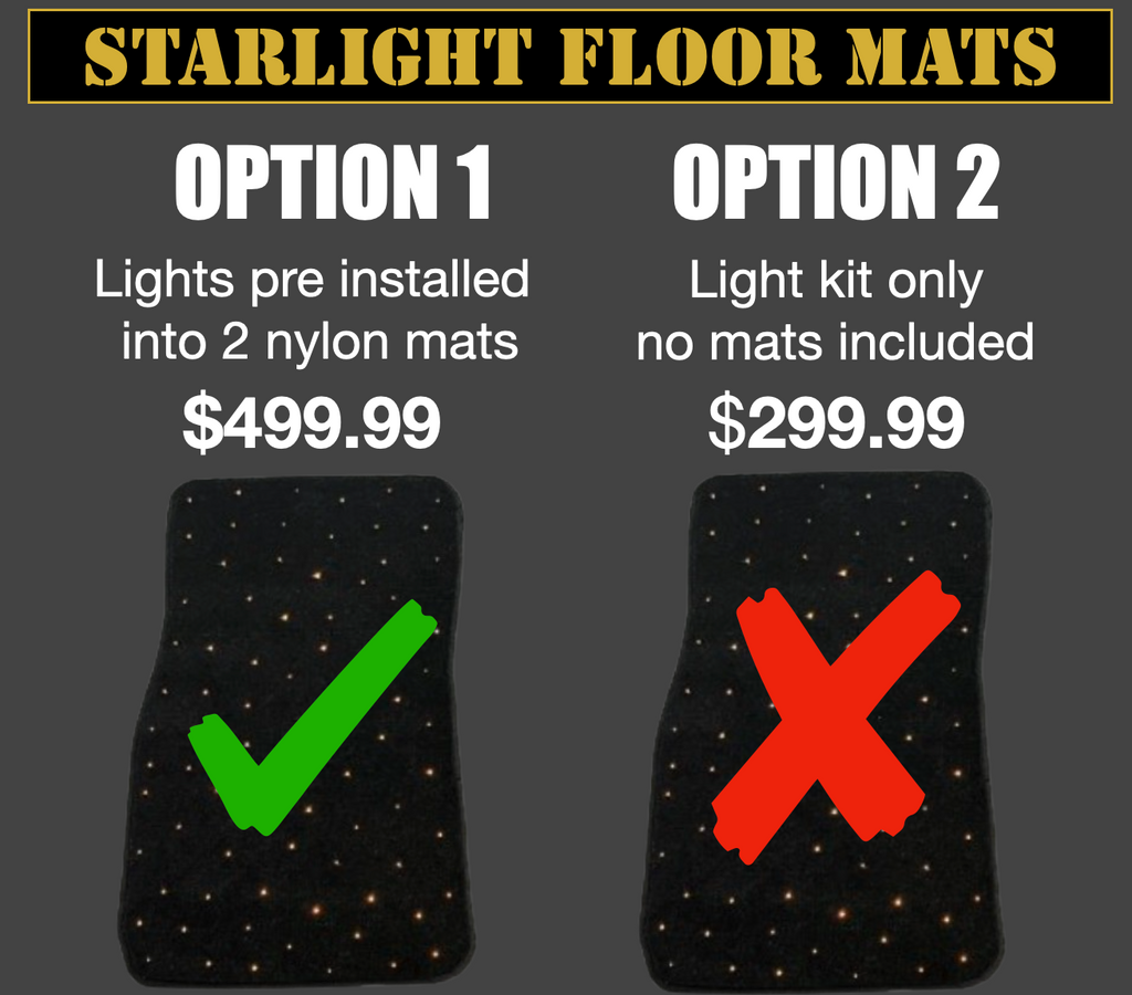 Starlight Fiber Optic Car Mat – StarlightMatz