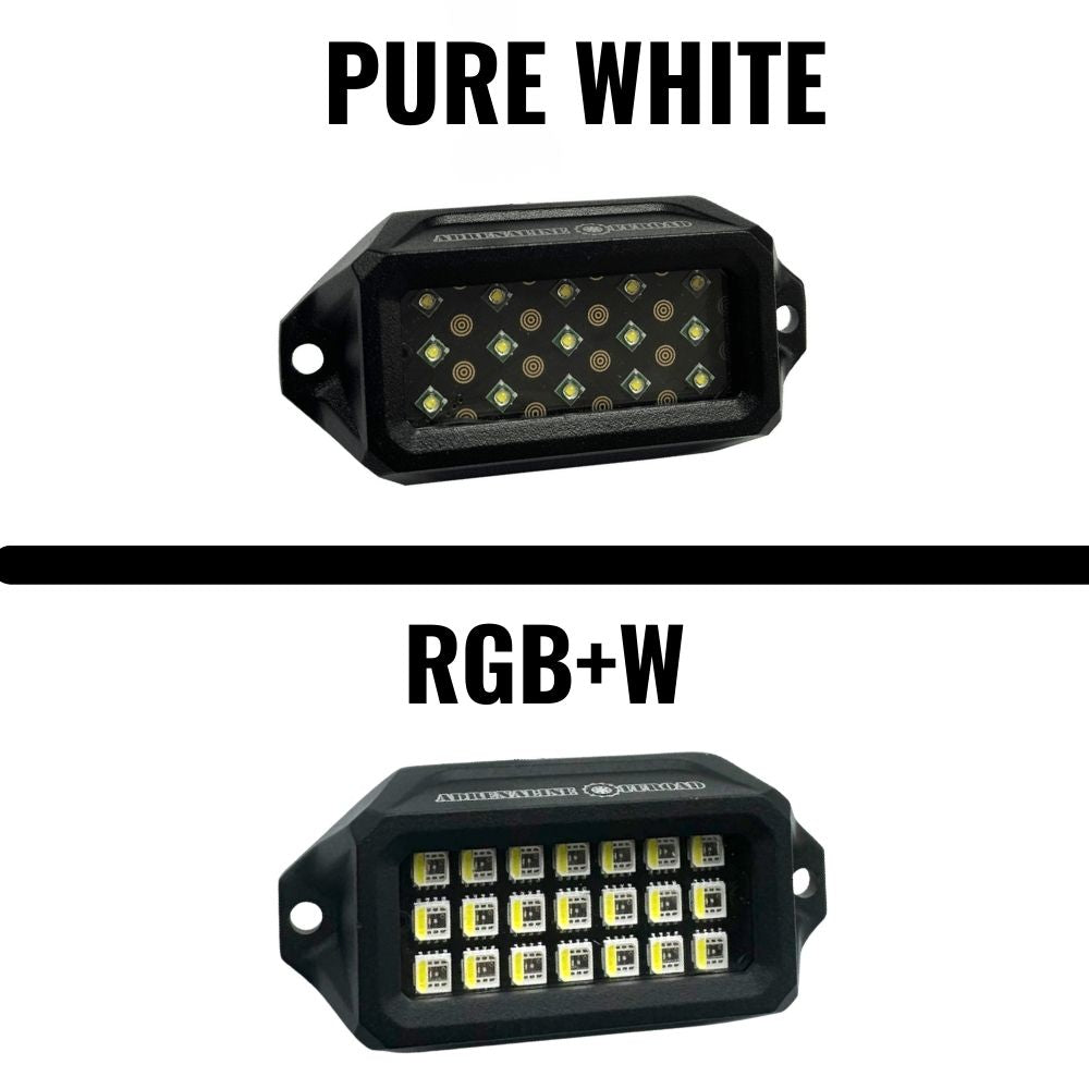 Premium Rock Lights (RGB+W & Pure White)