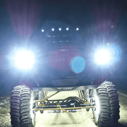 RGB+W LED Headlights (Pair)
