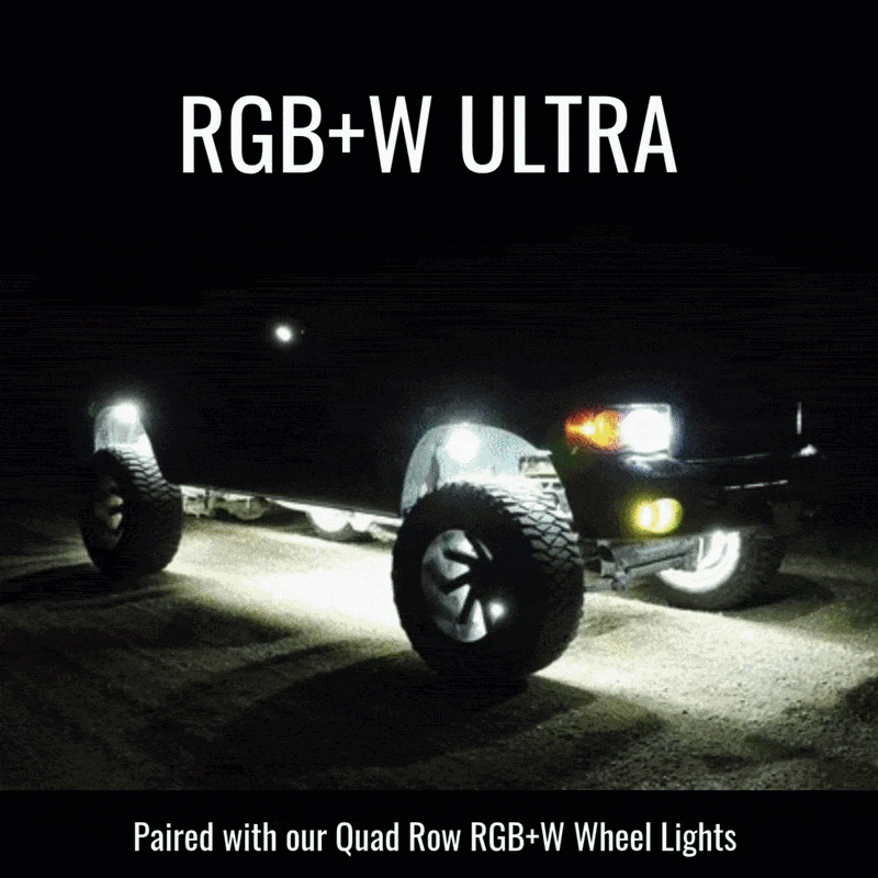 Premium Rock Lights (RGB+W & Pure White)