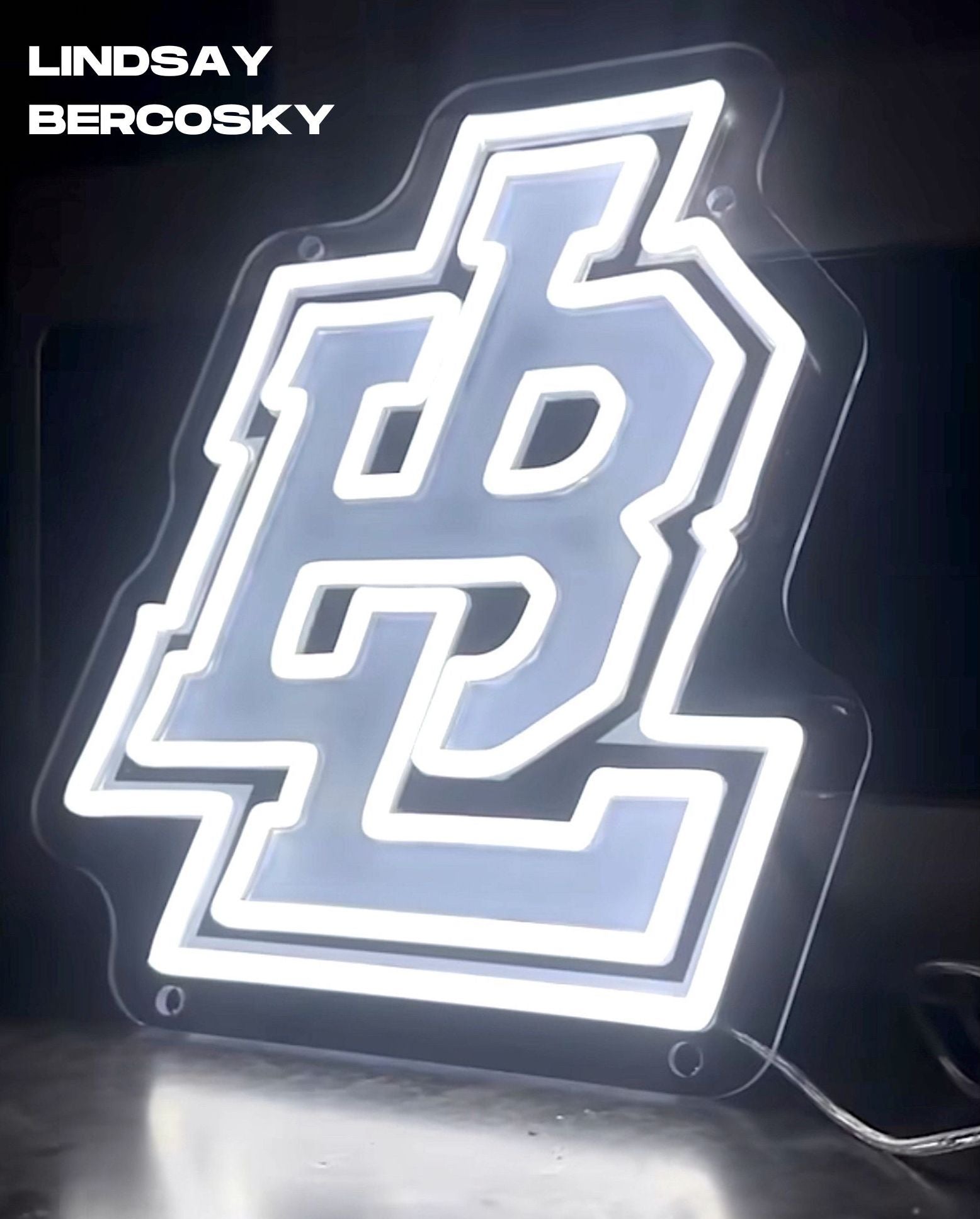 Linsday Bercosky UV Neon Sign