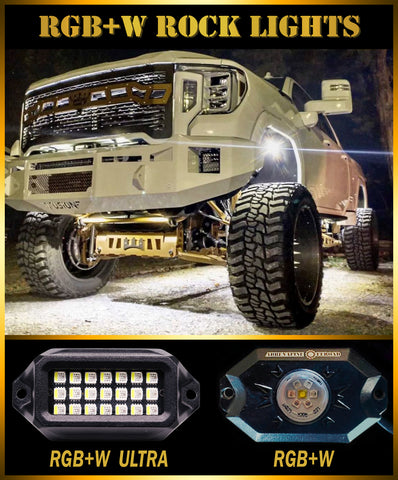 Premium RGB+W Rock Lights - Adrenaline Offroad Outfitters