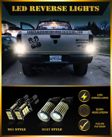 LED Reverse Lights (Pair) - Adrenaline Offroad Outfitters