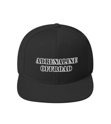 Adrenaline Offroad Snapback Hat (Black) - Adrenaline Offroad Outfitters