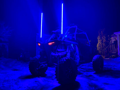 RGB ULTRA FLOW Whip Lights (Pair) - Adrenaline Offroad Outfitters