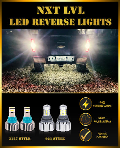 NXT LVL LED Reverse Lights (Pair) - Adrenaline Offroad Outfitters