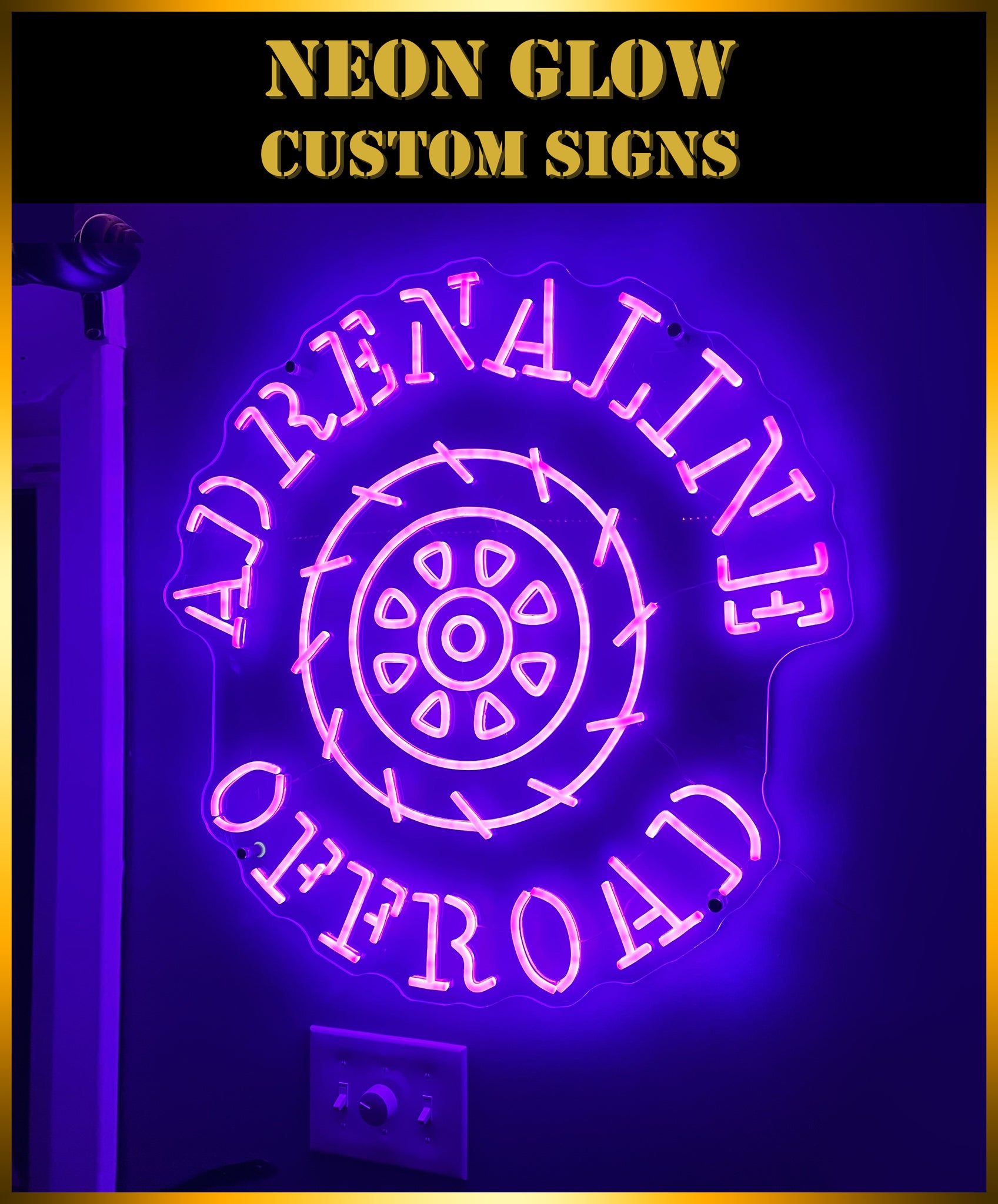 NEON GLOW Customizable Signs - Adrenaline Offroad Outfitters