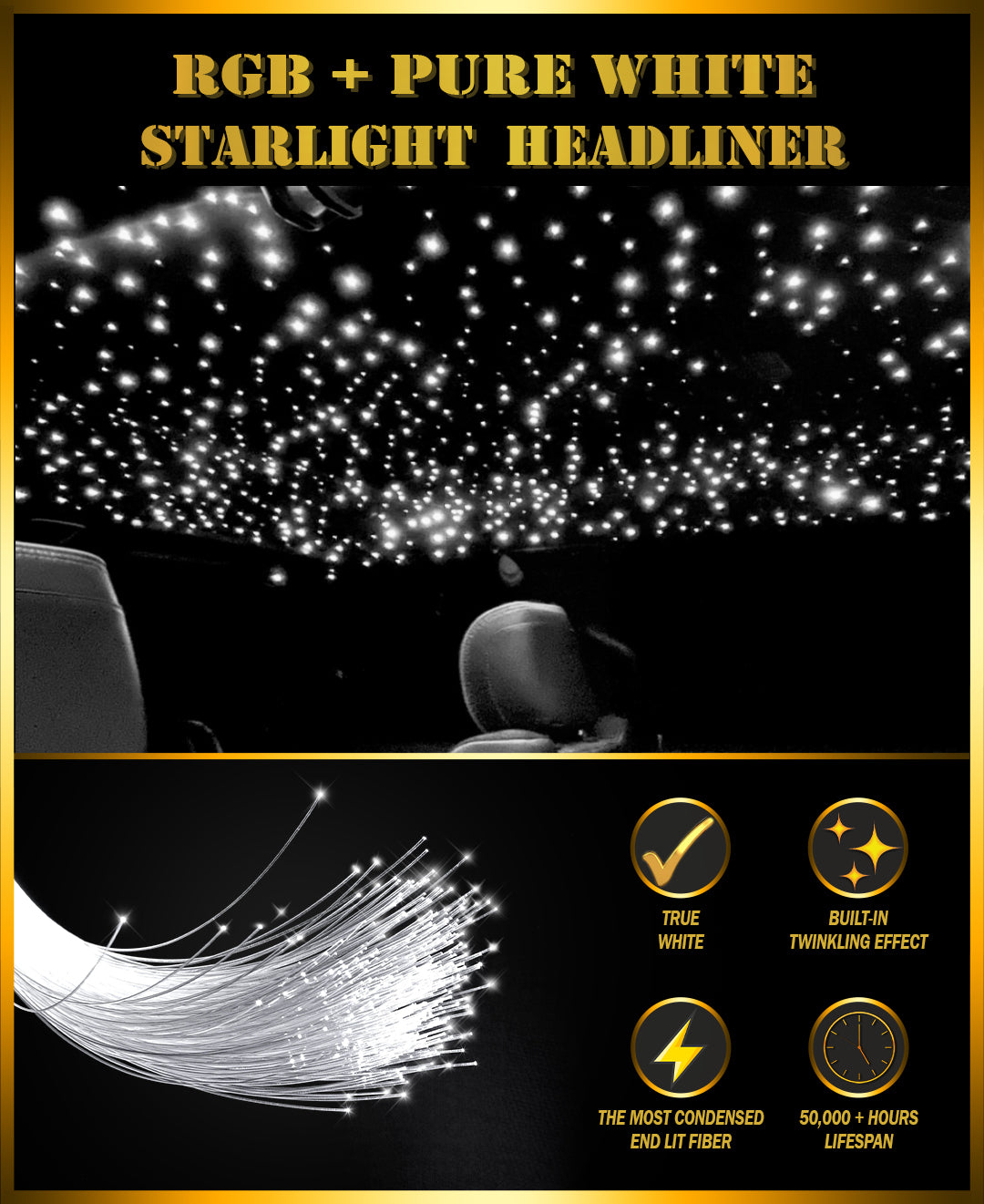RGBW+T Starlight Headliner - Adrenaline Offroad Outfitters