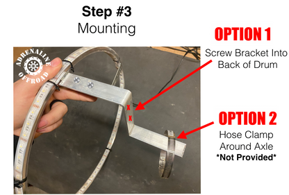 Drum Brake Mounting Kit (Wheel Lights) - Adrenaline Offroad Outfitters