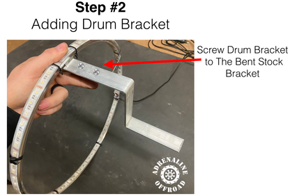 Drum Brake Mounting Kit (Wheel Lights) - Adrenaline Offroad Outfitters