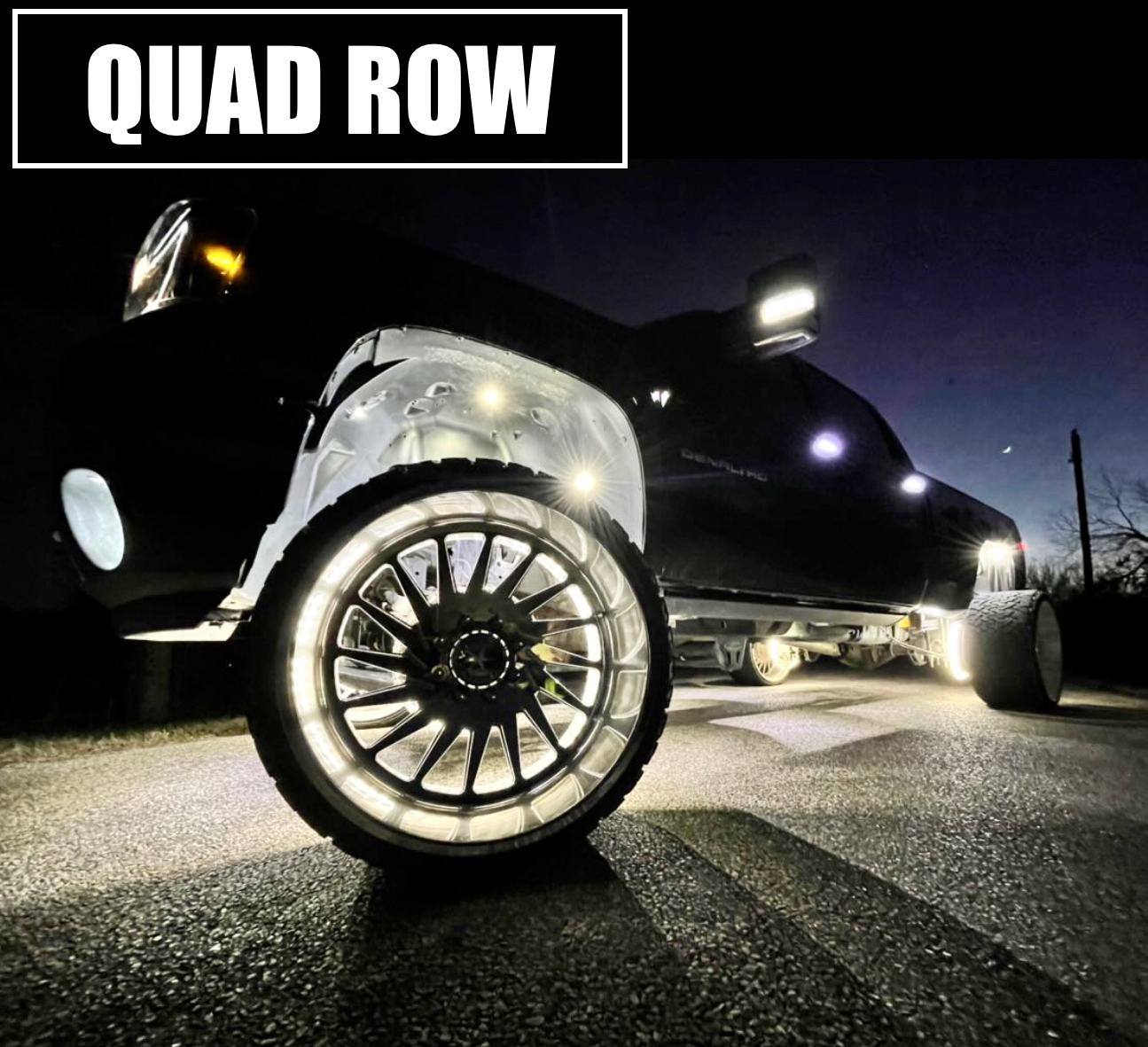 Premium RGB+W Wheel Lights - Adrenaline Offroad Outfitters