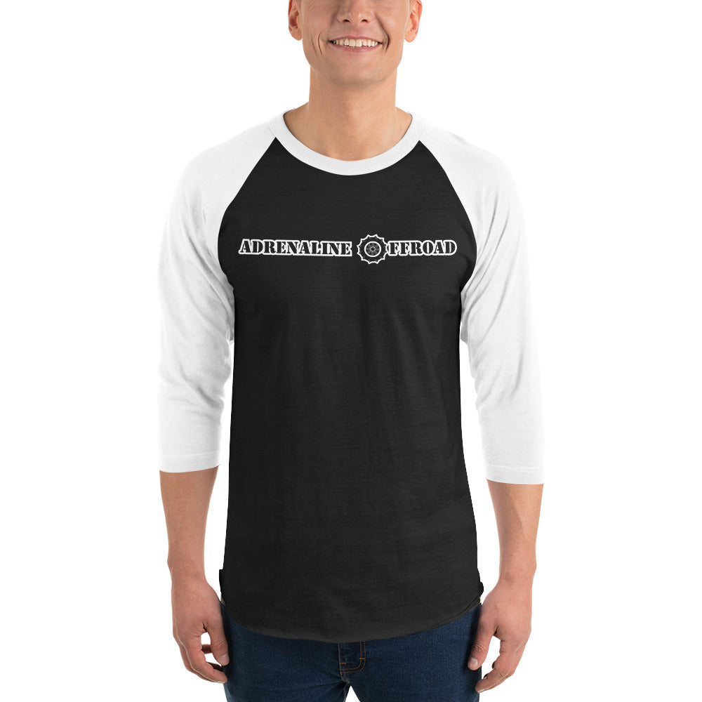 Adrenaline Offroad 3/4 Sleeve Baseball Tee - Adrenaline Offroad Outfitters
